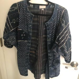 HANDMADE blue cardigan